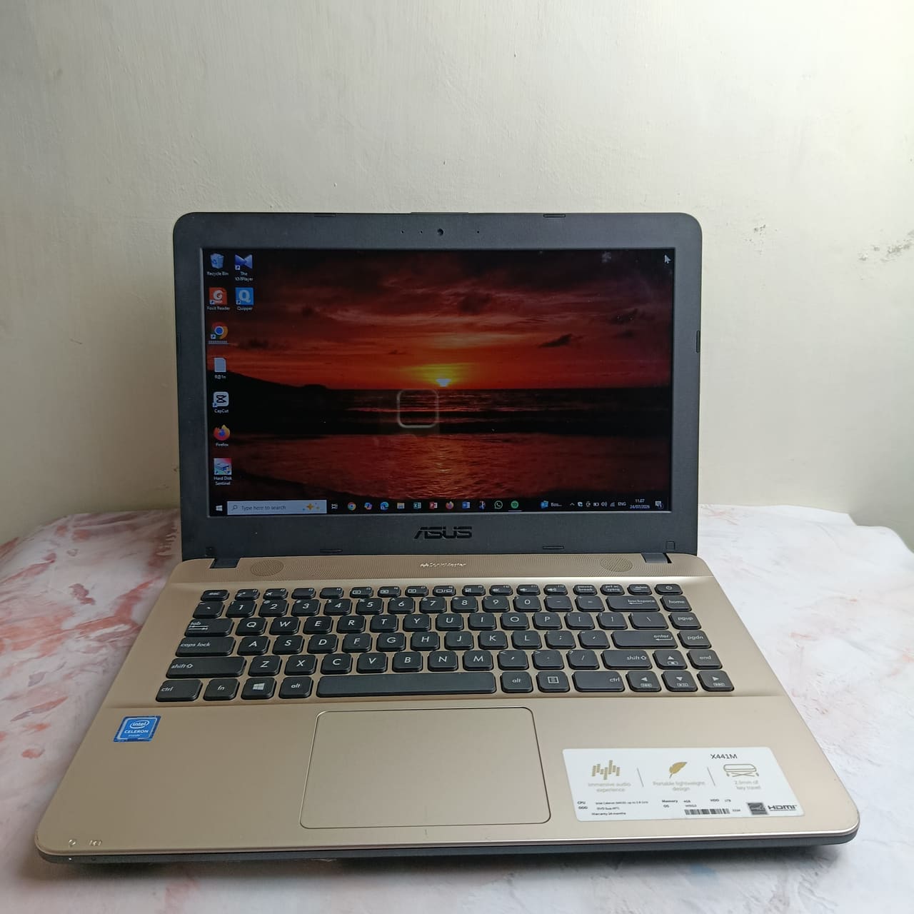 Asus X441MAR Intel Celeron N4020 RAM 4 SSD 256