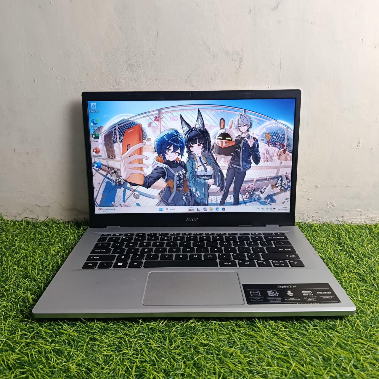 Acer Aspire A314 Intel Core i3-N305 Intel UHD Graphics RAM 8 SSD 512 GB