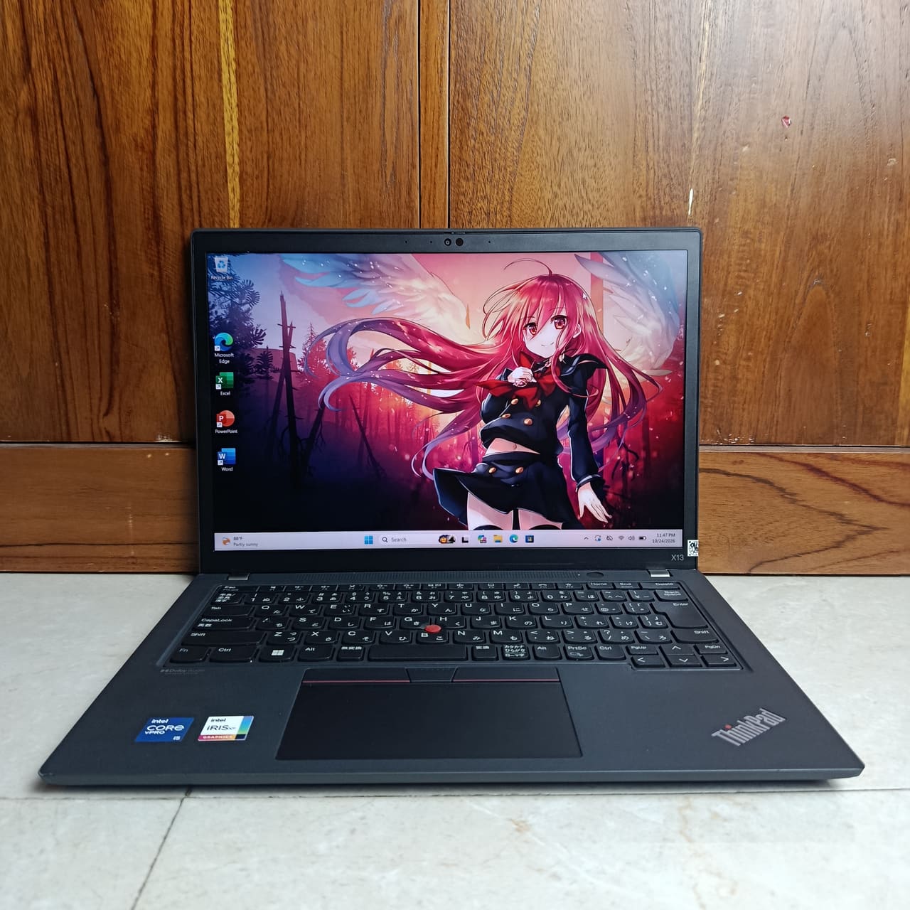 Thinkpad X13 Core i5 gen 11 ram 8 ssd 256 GB